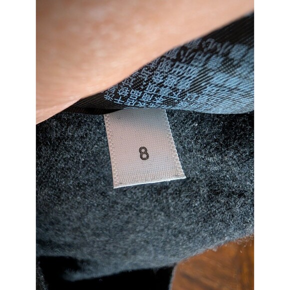 Uniqlo Womens XS Gray 100% Cashmere Sweater Turtleneck Knit Top Dark Gray - Picture 4 of 8